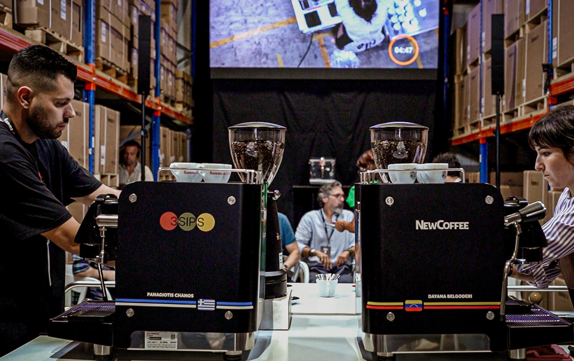 PProfile My Coffee Two baristas competing